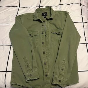 Forever 21 Men’s Green Button down Jacket